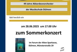 Sommerkonzert Akkordeonorchester