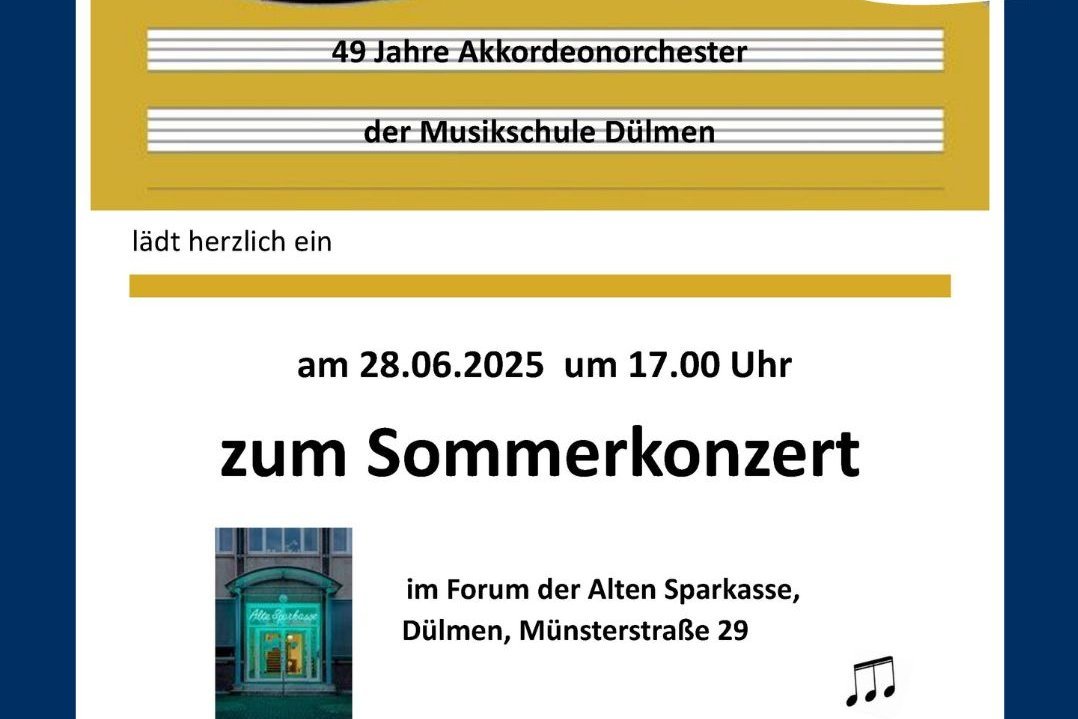 Sommerkonzert Akkordeonorchester